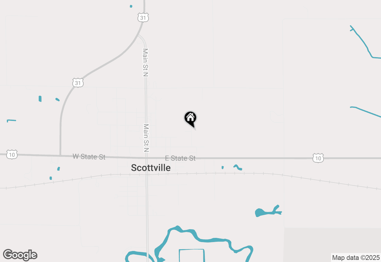 Map of  Sweetwater Meadows, Scottville, MI 49454