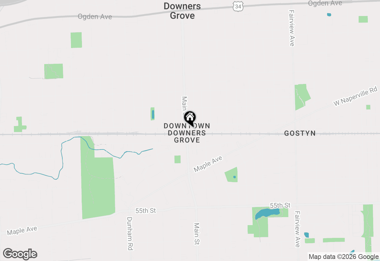 Map of 994 Warren Avenue, Downers Grove, IL 60515