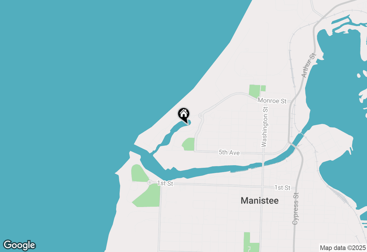 Map of  Harbor Village Marina #68, Manistee, MI 49660