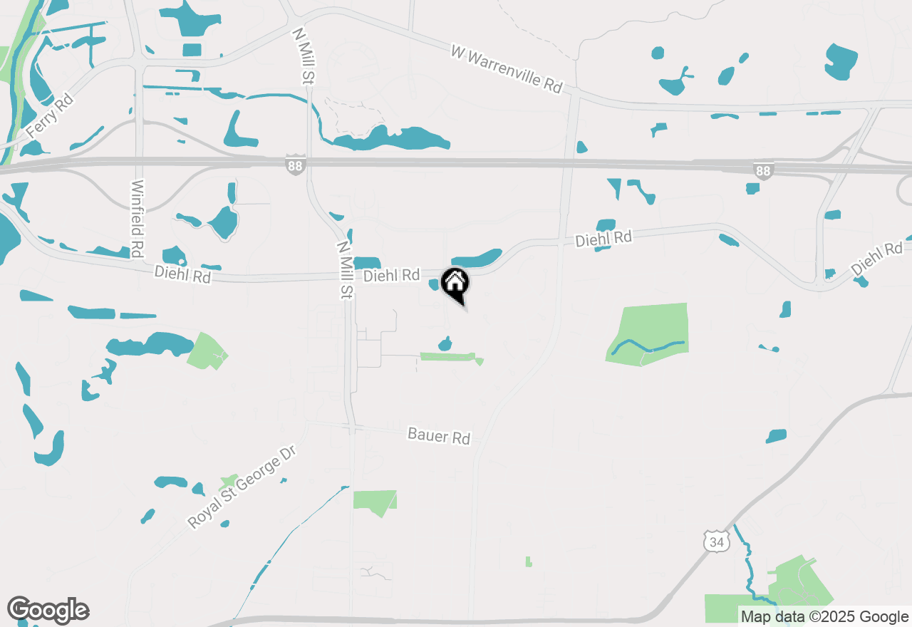 Map of 1700 Park Street #101, Naperville, IL 60563