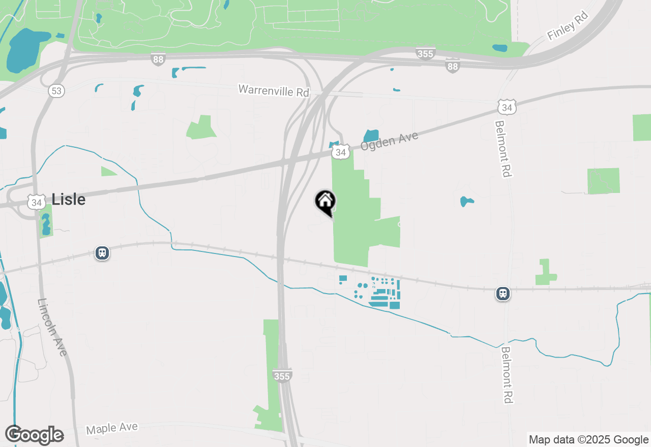 Map of 425 Walnut Creek Lane #1601, Lisle, IL 60532