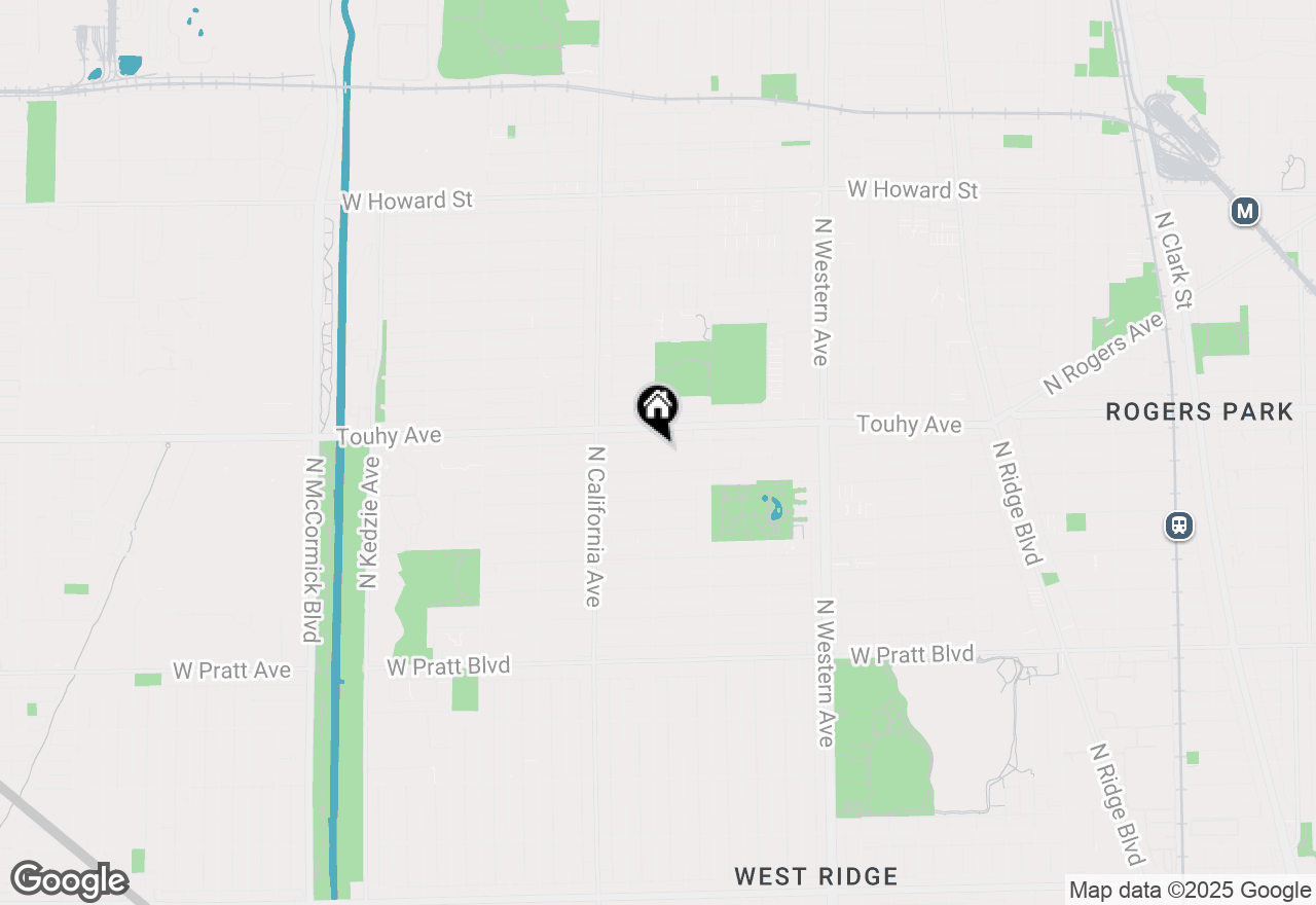 Map of 2656 W Fitch Avenue #GW, Chicago, IL 60645