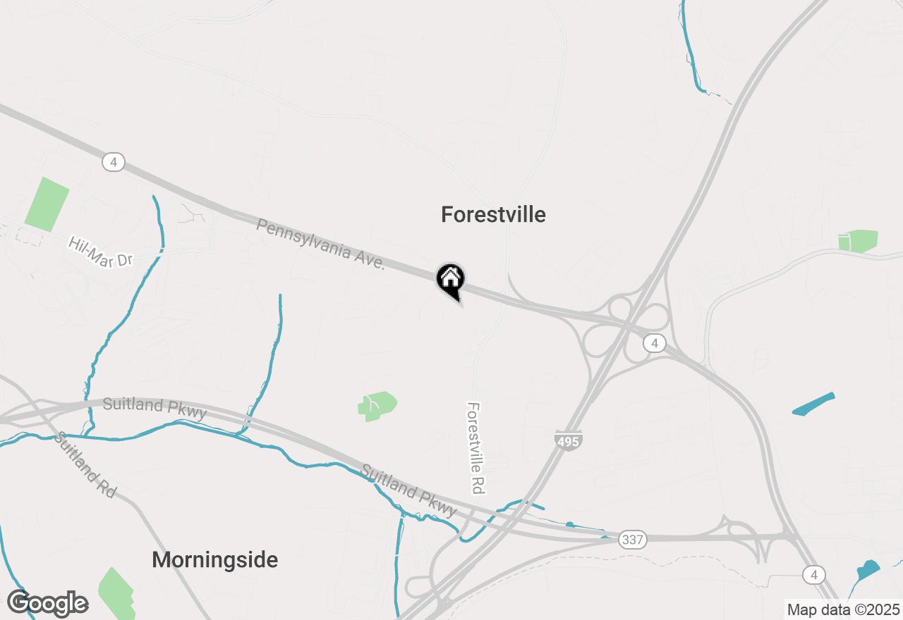 Map of 3514 Springdale Avenue, District Heights, MD 20747