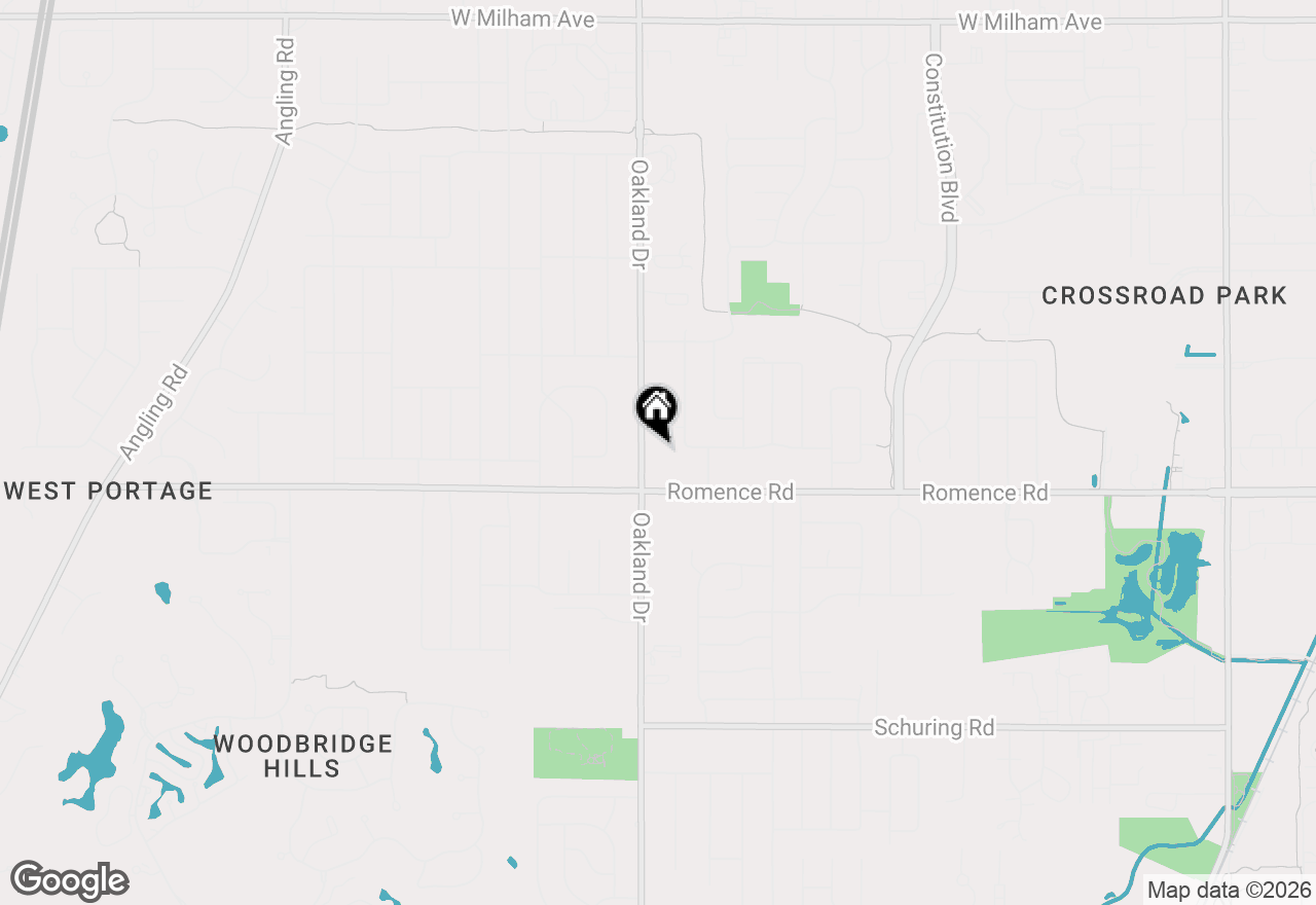 Map of 6909 Oakland Drive, Portage, MI 49024