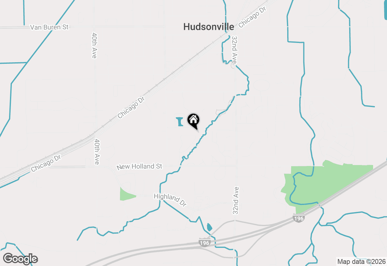 Map of 3439 Hidden Cove Lane, Hudsonville, MI 49426