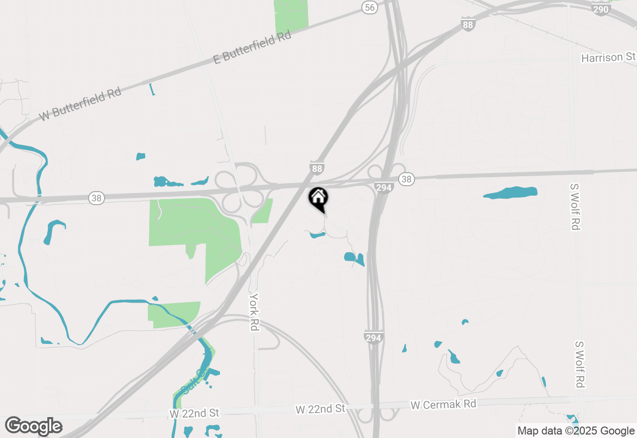 Map of 506 Abbeywood Court, Oak Brook, IL 60523