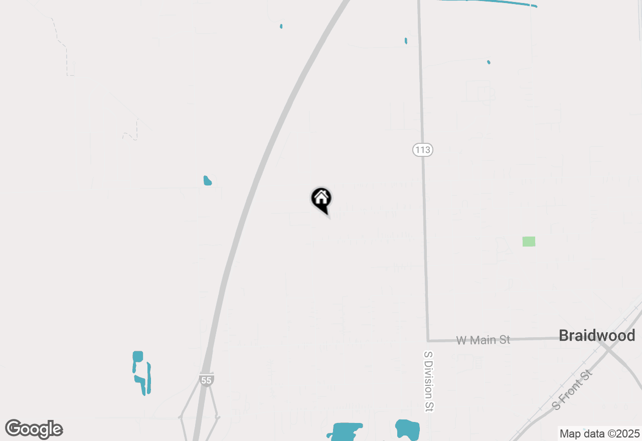 Map of 887 W Bergera Road, Braidwood, IL 60408