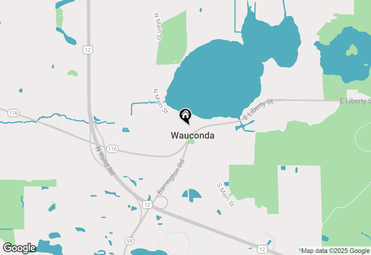 Map of 129 E Mill Street #203, Wauconda, IL 60084