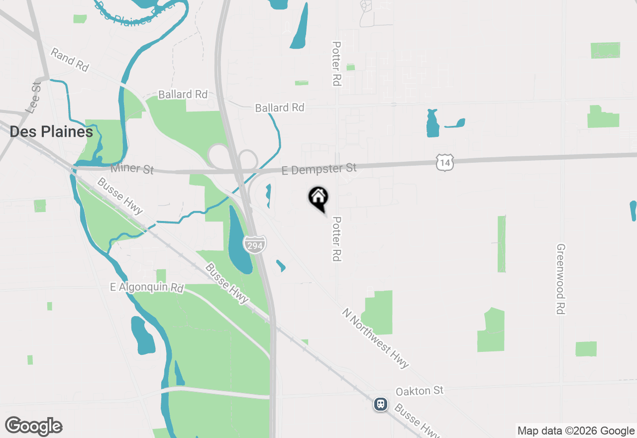 Map of 1606 Hoffman Avenue, Park Ridge, IL 60068