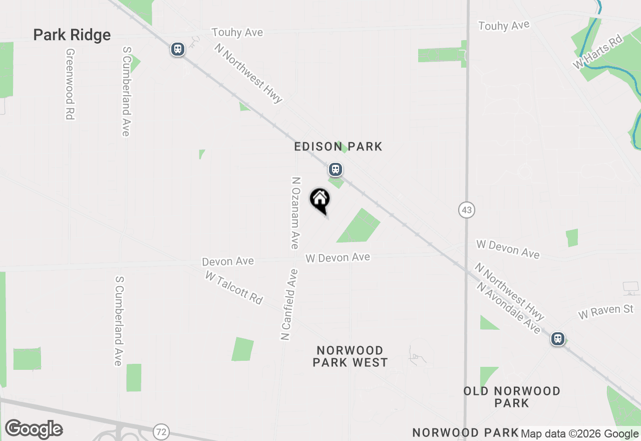 Map of 6549 N Oliphant Avenue, Chicago, IL 60631