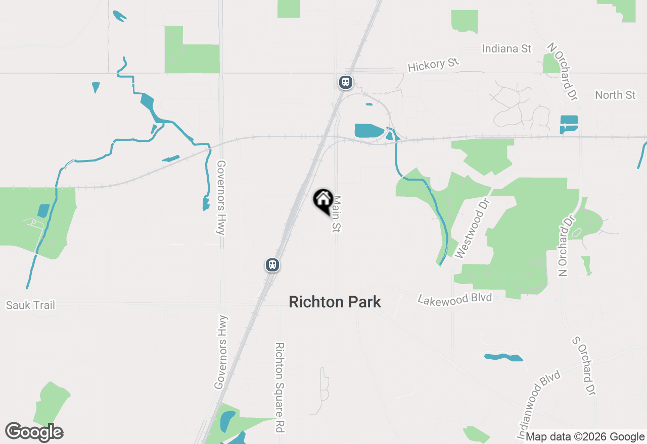 Map of 21955 Millard Avenue, Richton Park, IL 60471