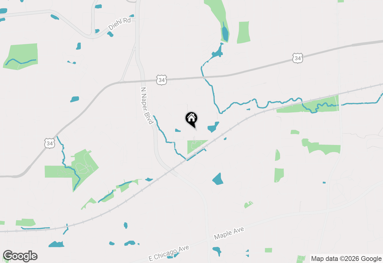 Map of 5280 Burnham Street, Lisle, IL 60532