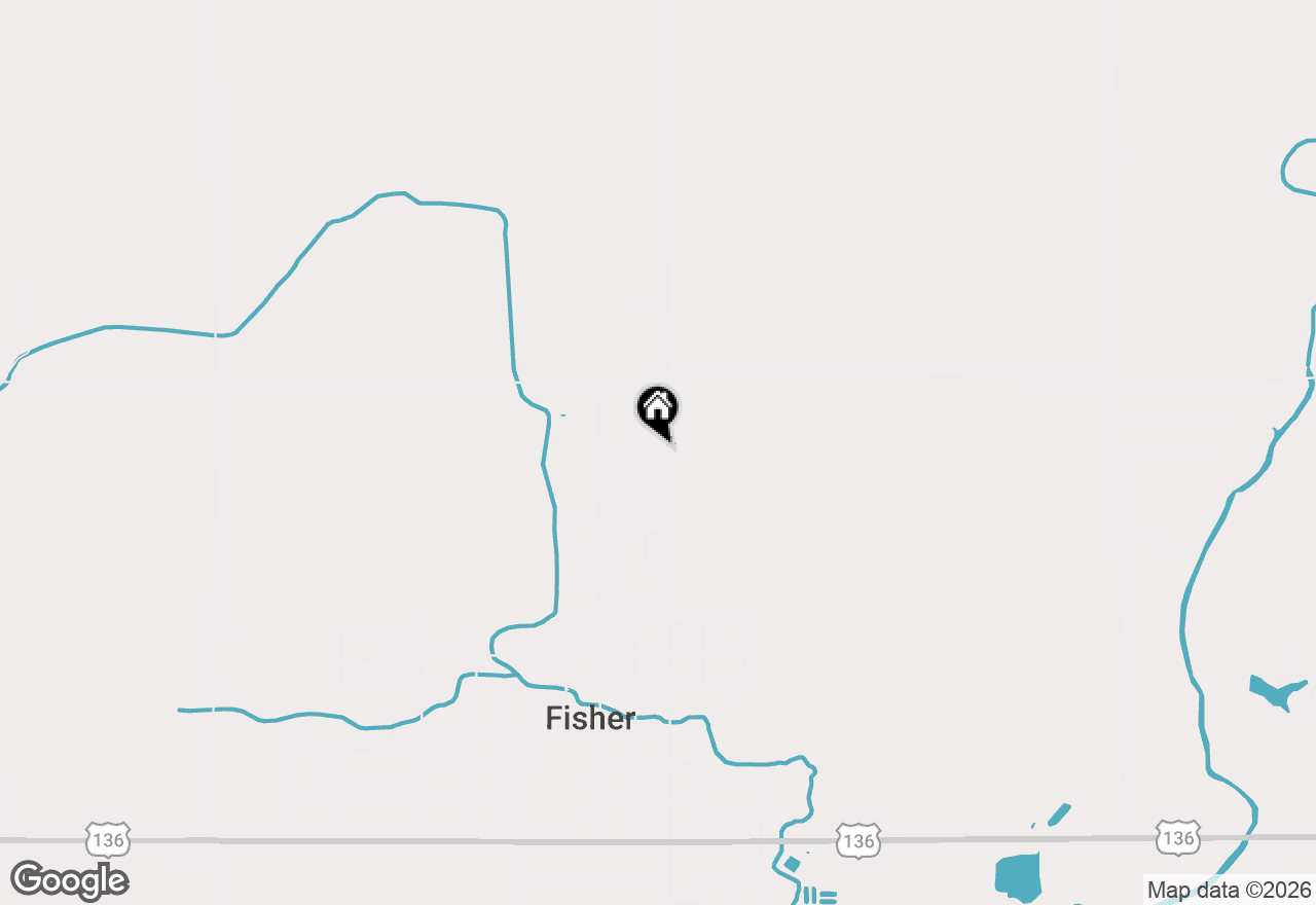 Map of 405 N First Street, Fisher, IL 61843