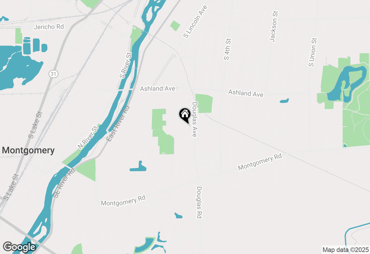 Map of 1141 Homer Avenue, Aurora, IL 60505