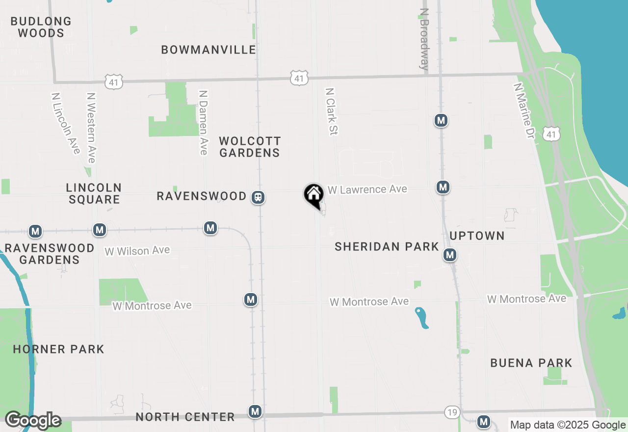 Map of 4700 N Ashland Avenue #4, Chicago, IL 60640