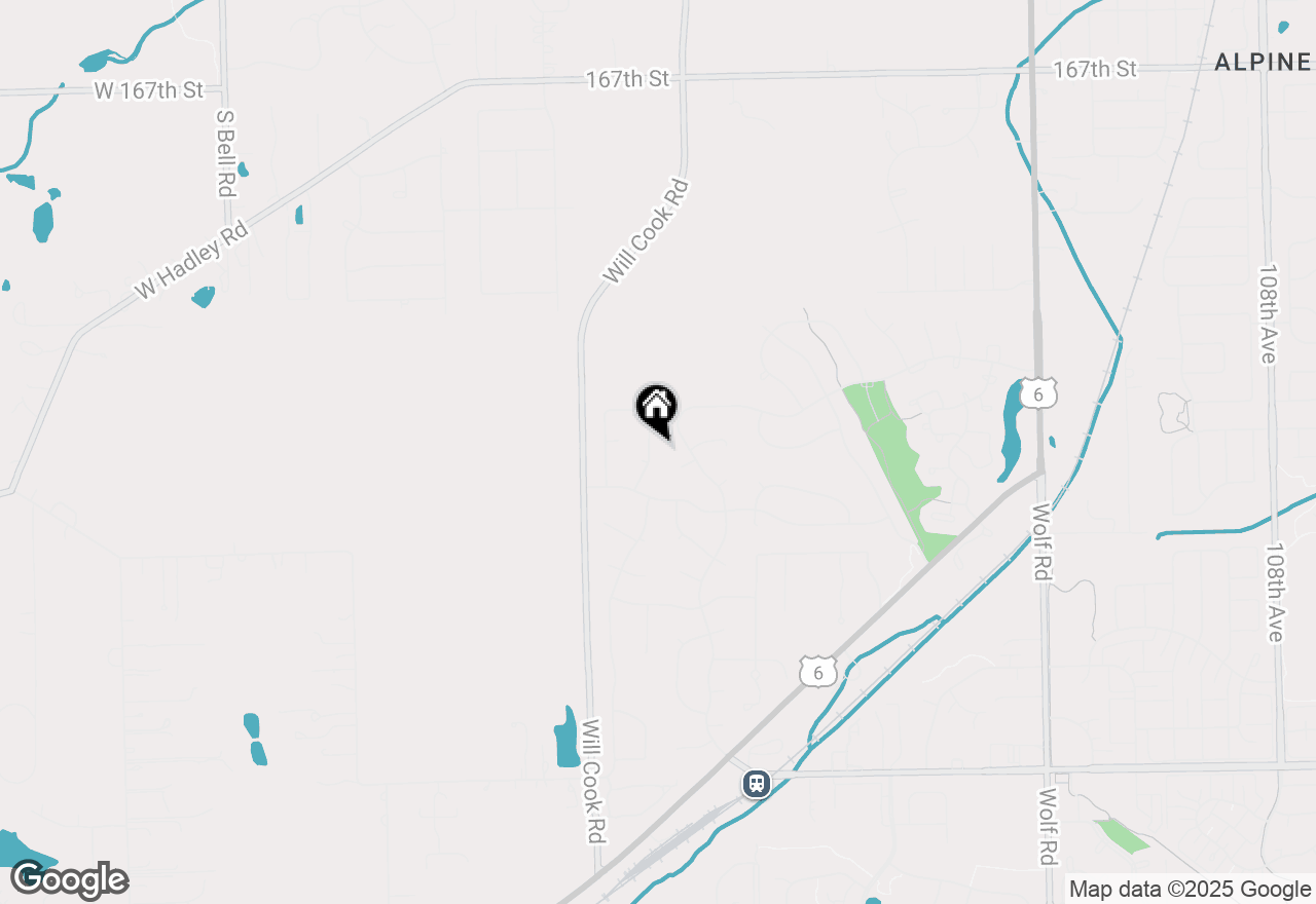 Map of (Address confidential), Orland Park, Illinois 60467