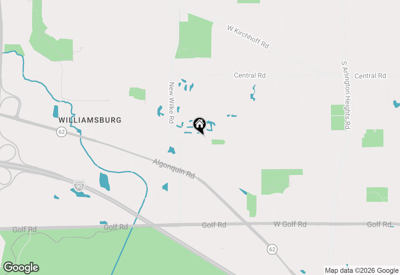 Map of 1302 S Princeton Avenue, Arlington Heights, IL 60005