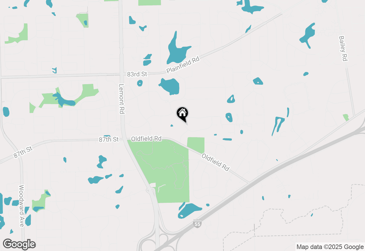 Map of 8620 Washington Street, Downers Grove, IL 60516