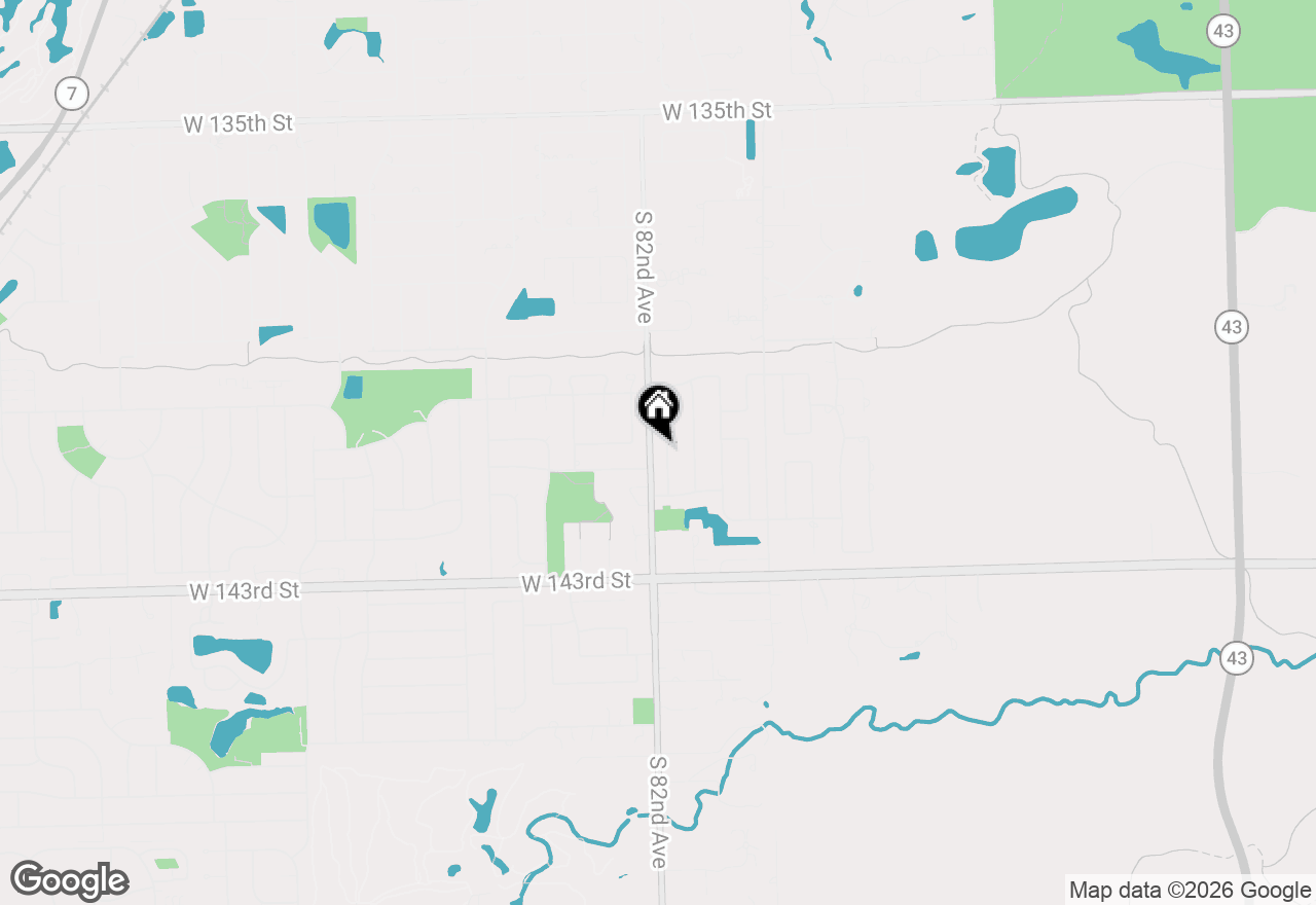 Map of 14058 Putney Place, Orland Park, IL 60462