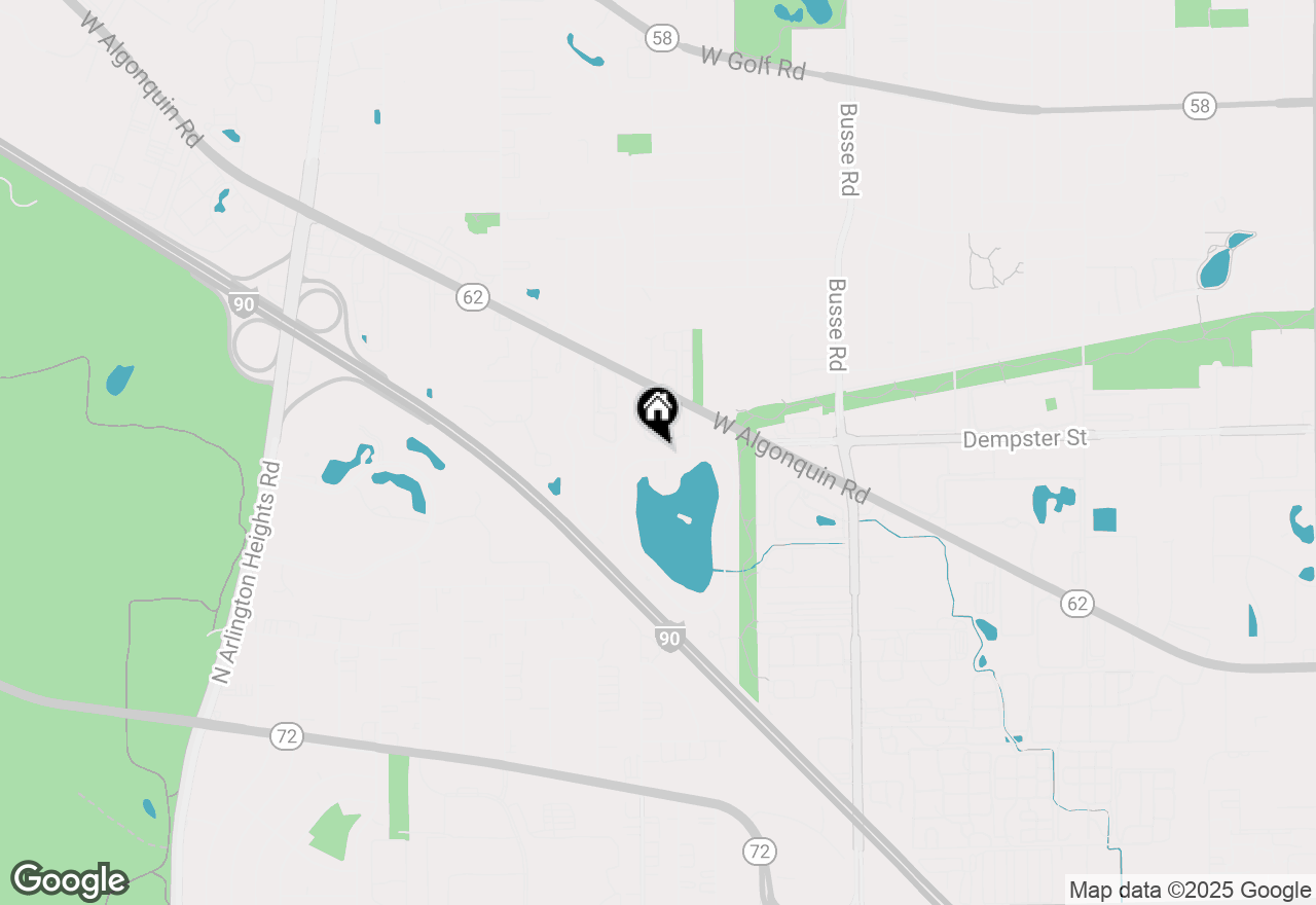 Map of 2714 S Briarwood Drive, Arlington Heights, IL 60005