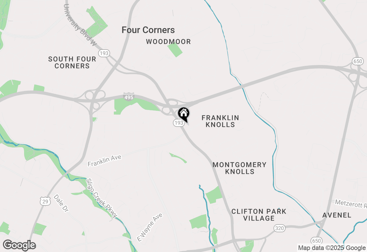 Map of 224 University Boulevard E, Silver Spring, MD 20901