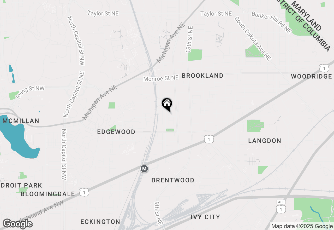 Map of 3003 10th Street Ne, Washington, DC 20017