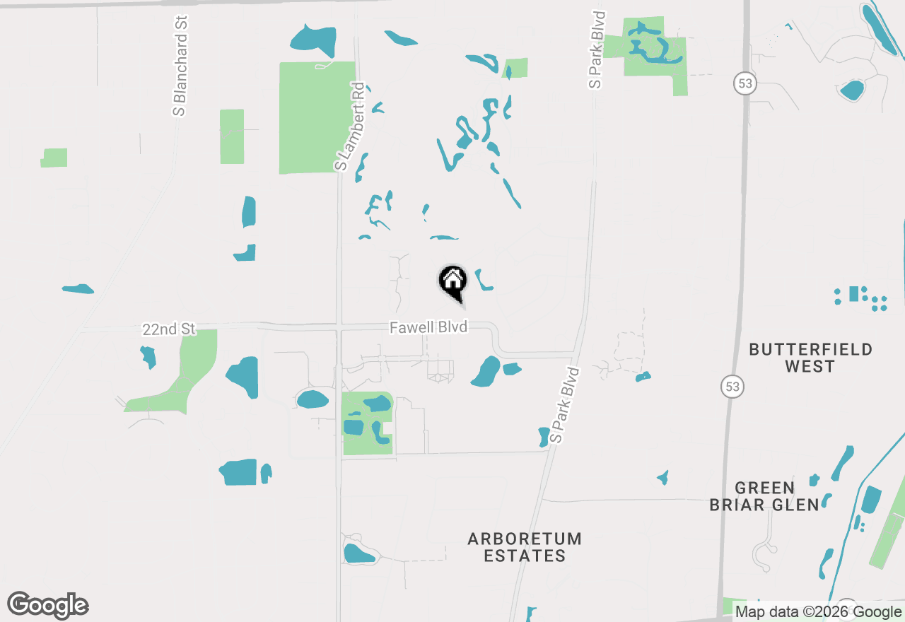 Map of 453 Raintree Drive #1N, Glen Ellyn, IL 60137