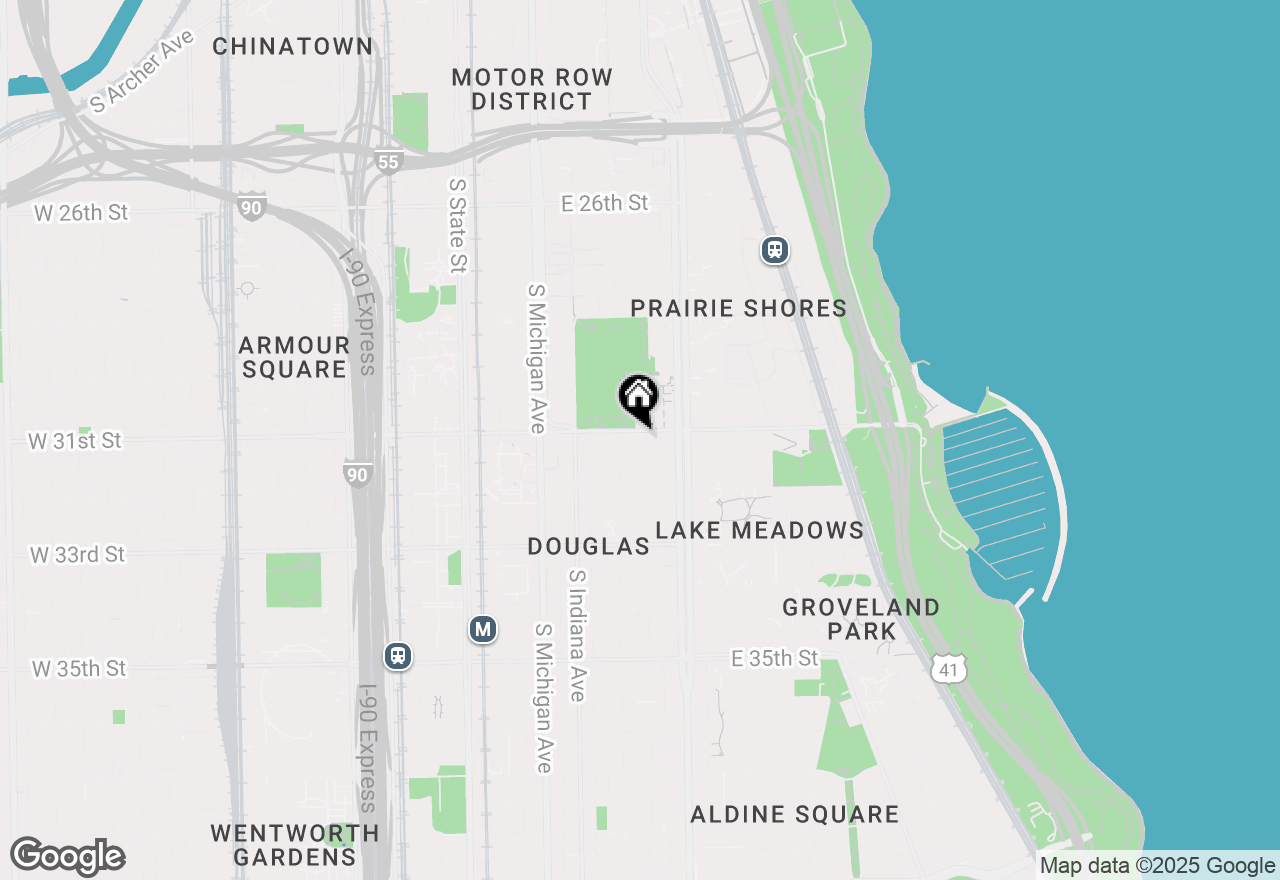 Map of 3105 S Giles Avenue #3S, Chicago, IL 60616