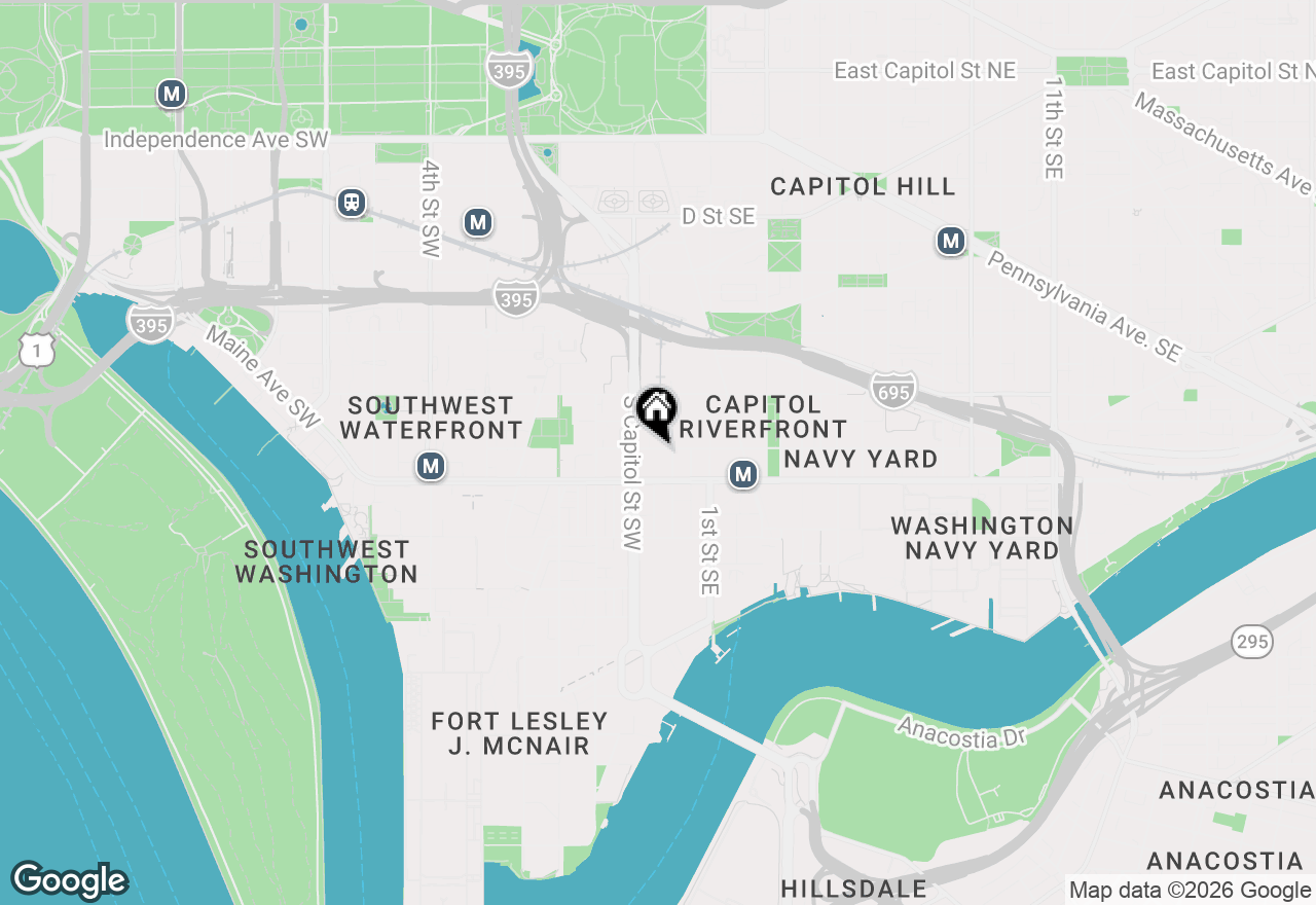 Map of 37 L Street Se #803, Washington, DC 20003