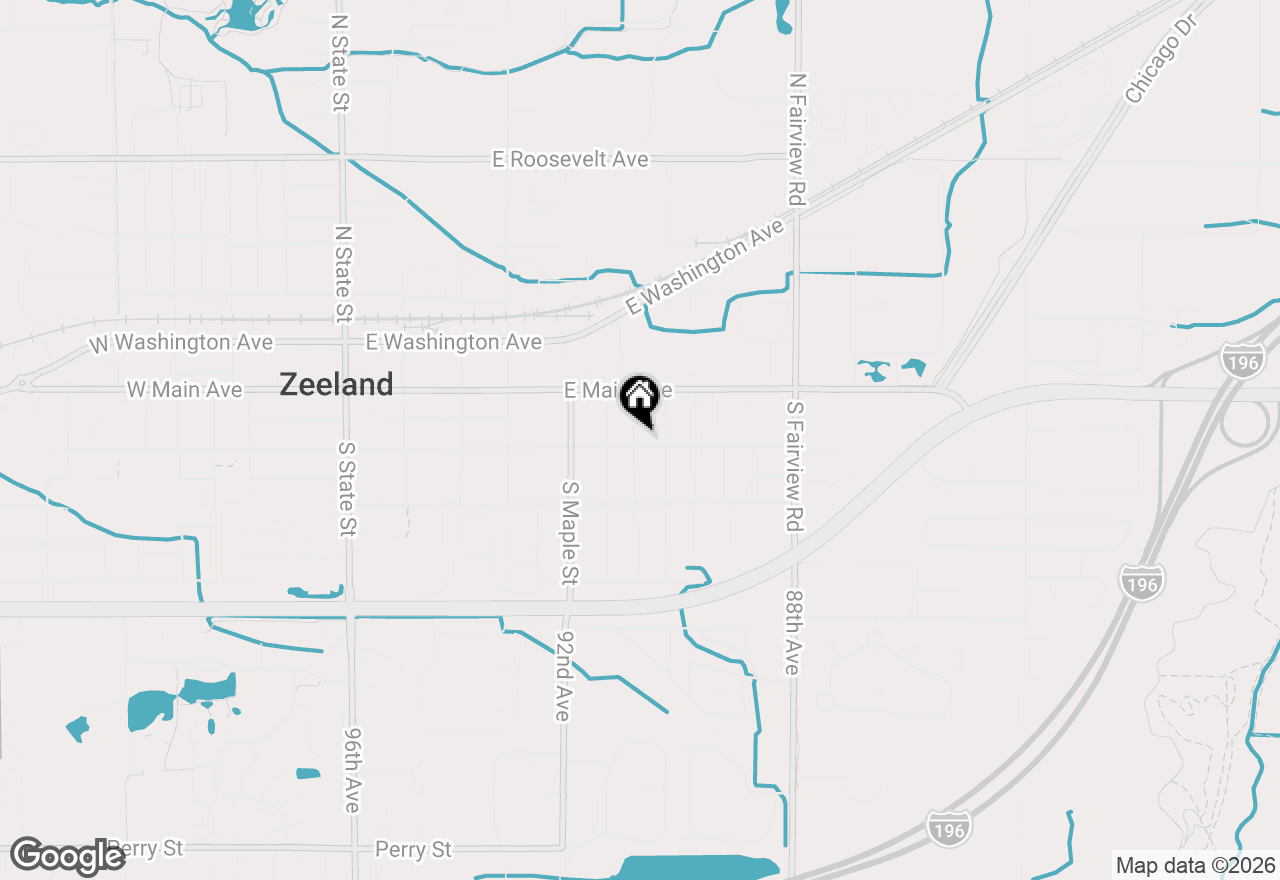 Map of 533 E Central Avenue, Zeeland, MI 49464