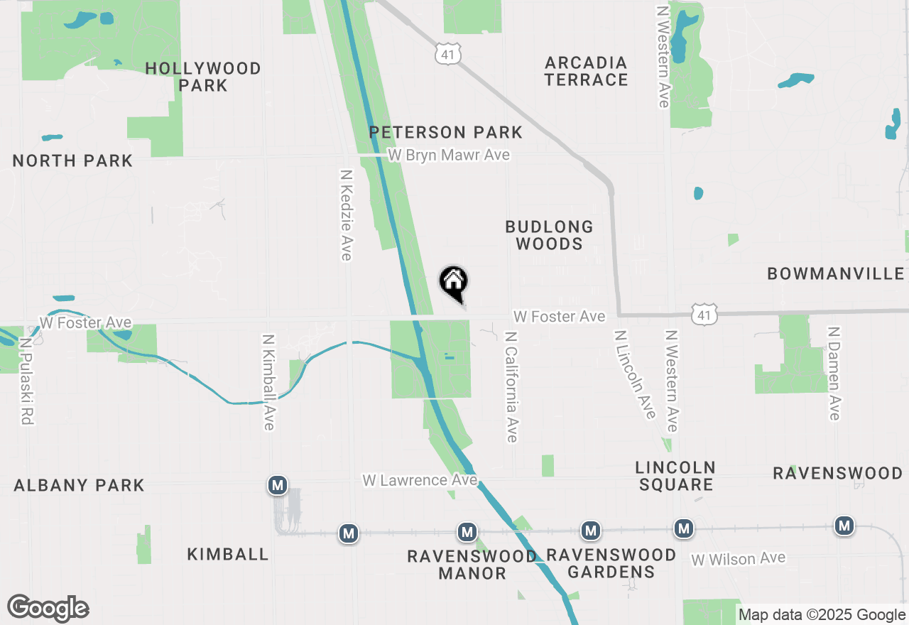 Map of 2922 W Foster Avenue, Chicago, IL 60625
