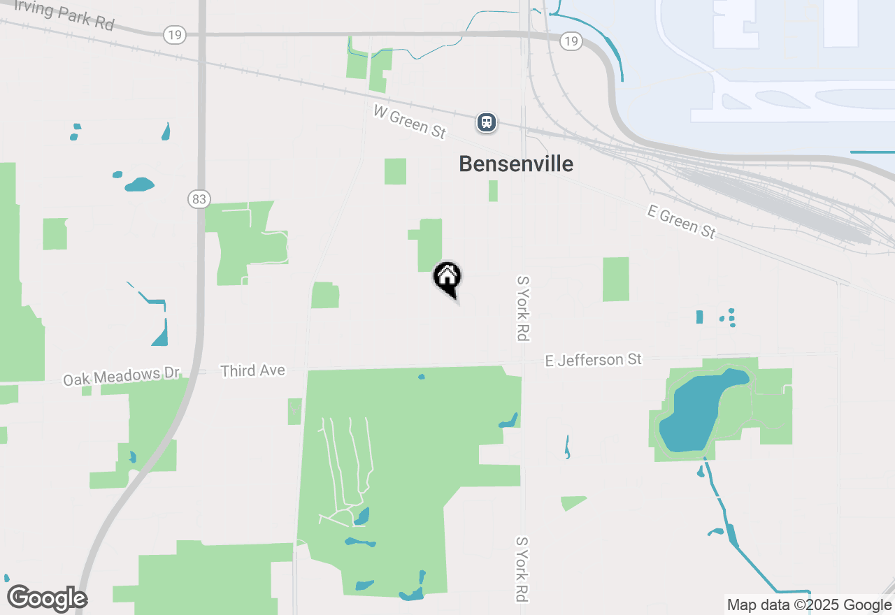 Map of 344 S Mason Street, Bensenville, IL 60106