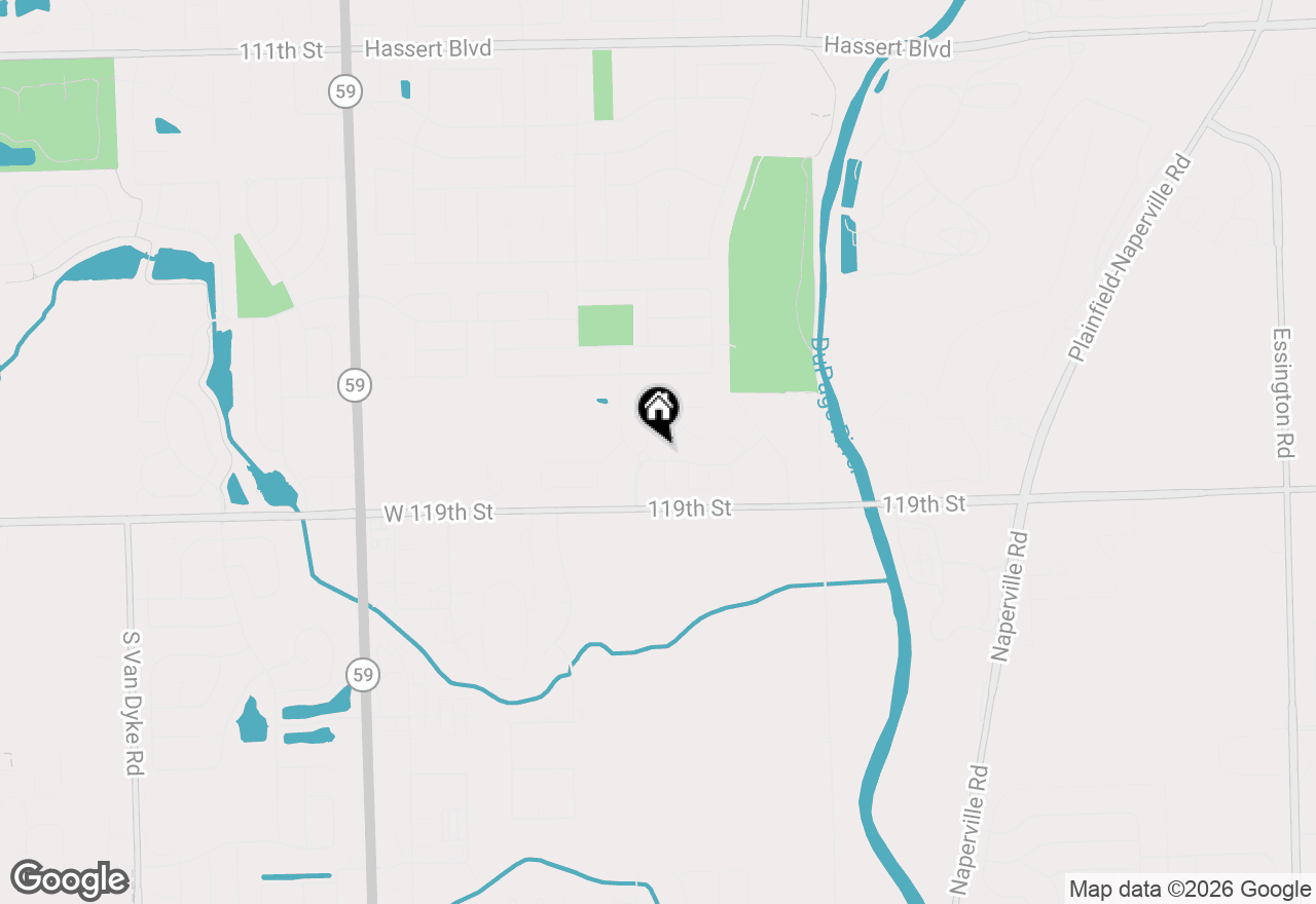 Map of 5844 Hawkweed Drive, Naperville, IL 60564