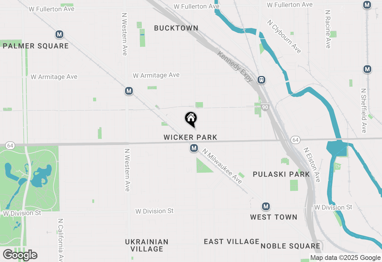 Map of 2010 W Concord Place, Chicago, IL 60647