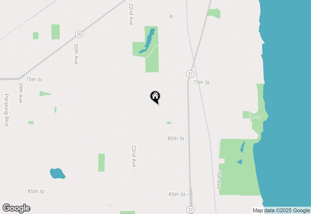 Map of (Address confidential), Kenosha, Wisconsin 53143