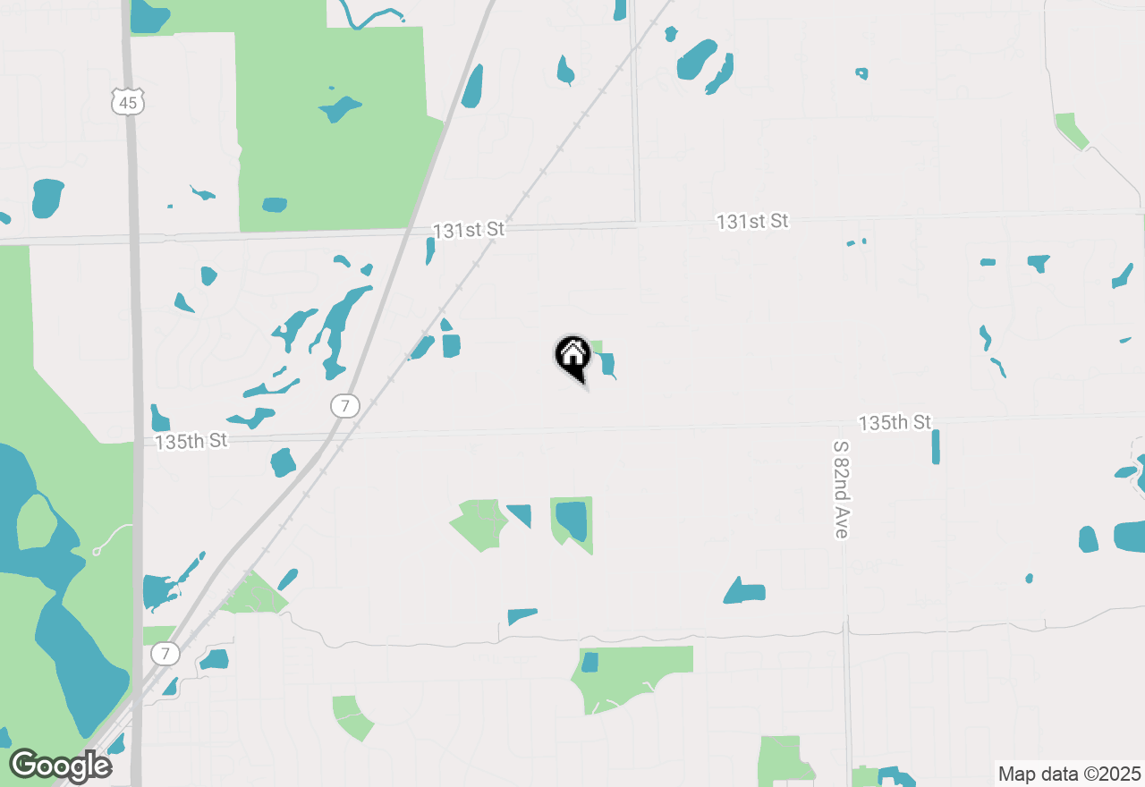 Map of 8741 Flint Lane, Orland Park, IL 60462