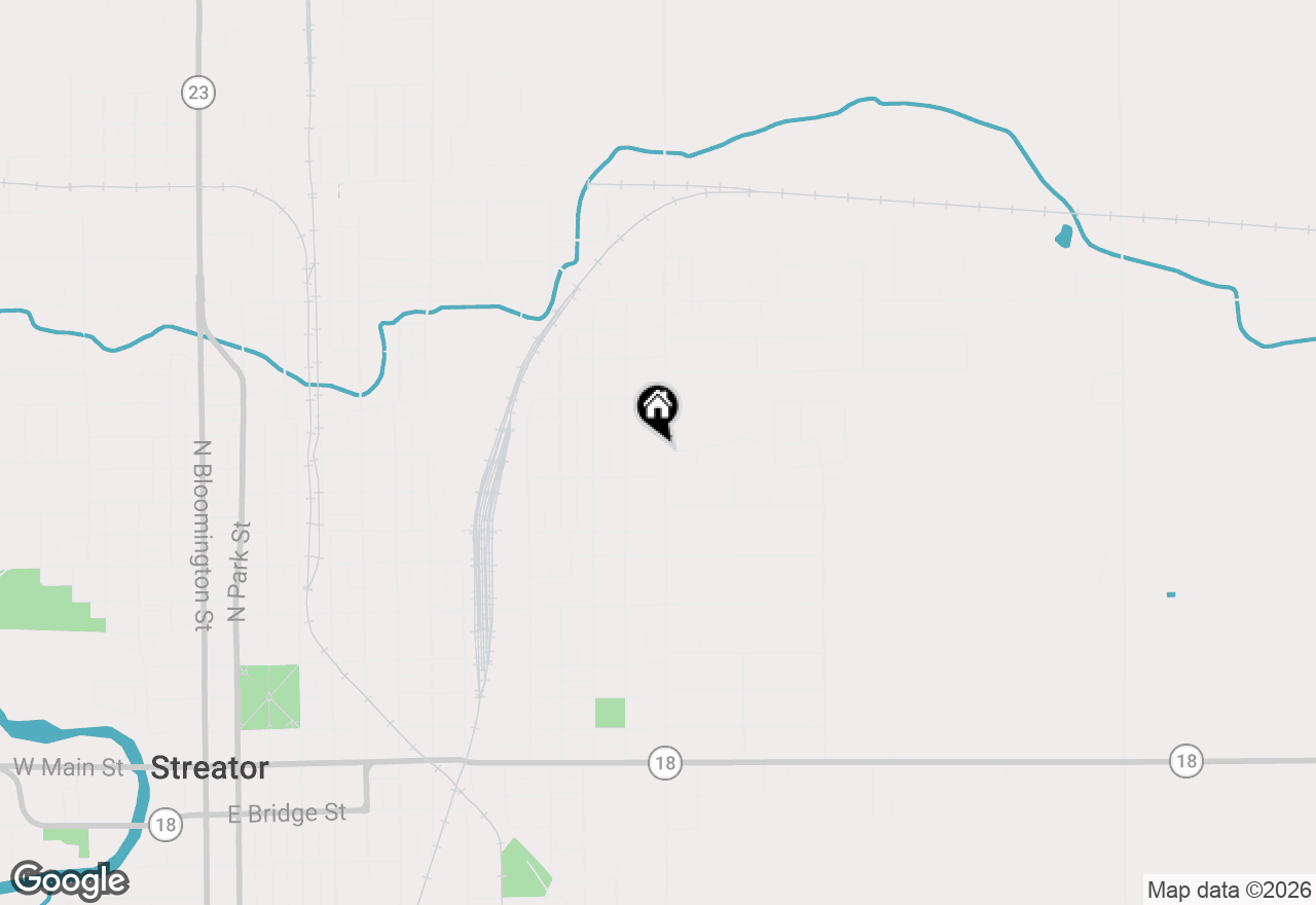 Map of 908 N Otter Creek Road, Streator, IL 61364