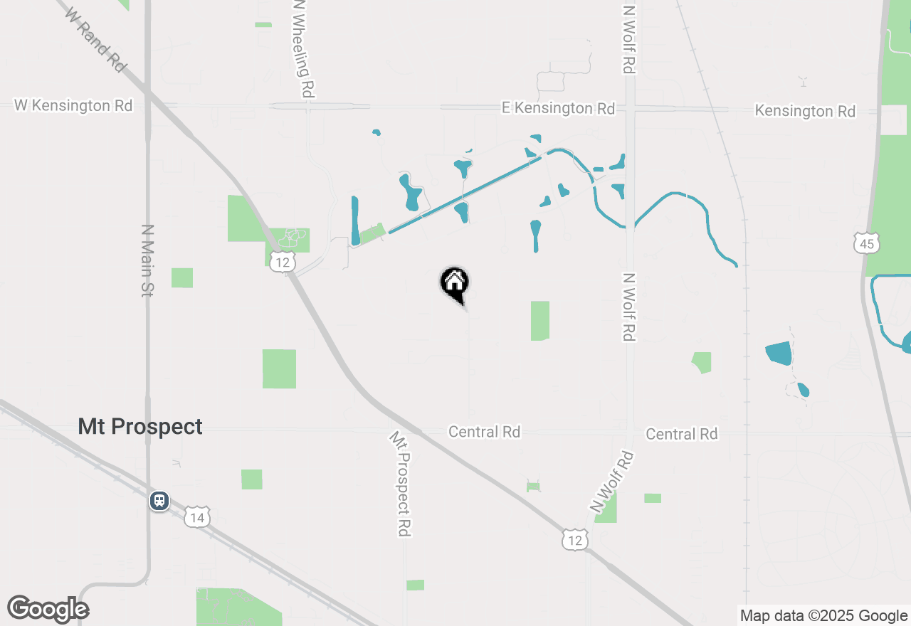 Map of 290 N Westgate Road #401, Mount Prospect, IL 60056