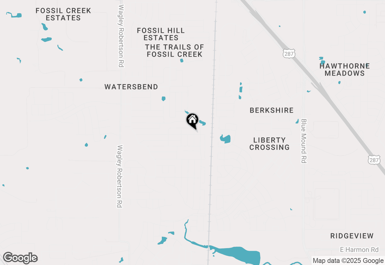 Map of 300 Destin Drive, Fort Worth, TX 76131
