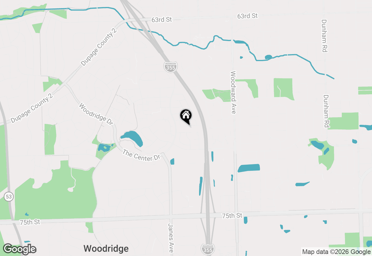 Map of 2347 Sunnydale Drive, Woodridge, IL 60517