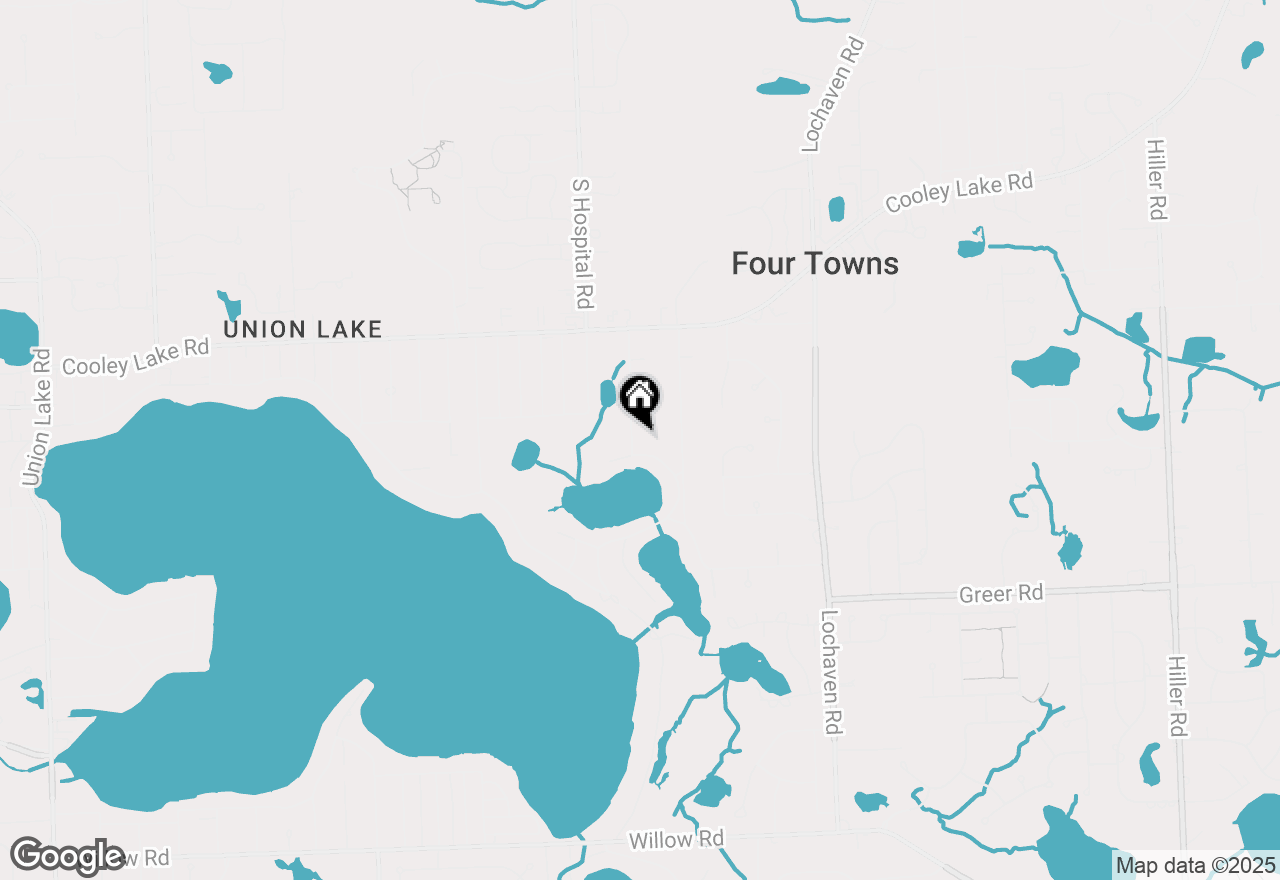 Map of 1715 Mercedes Street, West Bloomfield, MI 48324