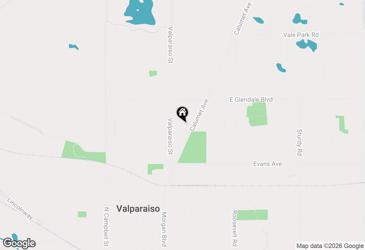 Map of 505 Randle Street, Valparaiso, IN 46383