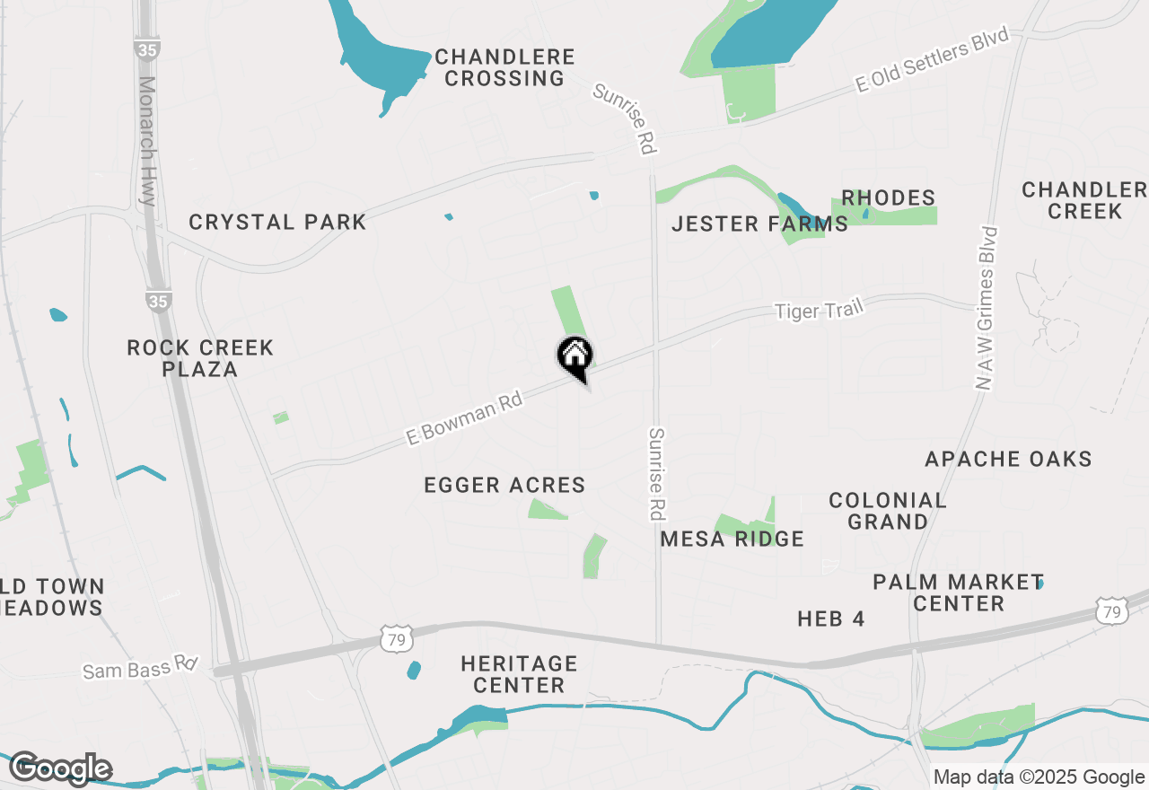 Map of 1906 W Mesa Park Dr, Round Rock, TX 78664