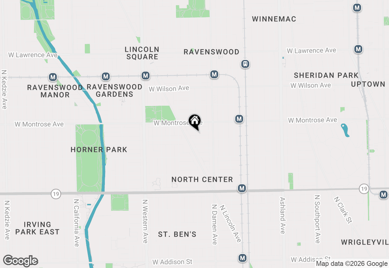Map of 4322 N Hoyne Avenue, Chicago, IL 60625