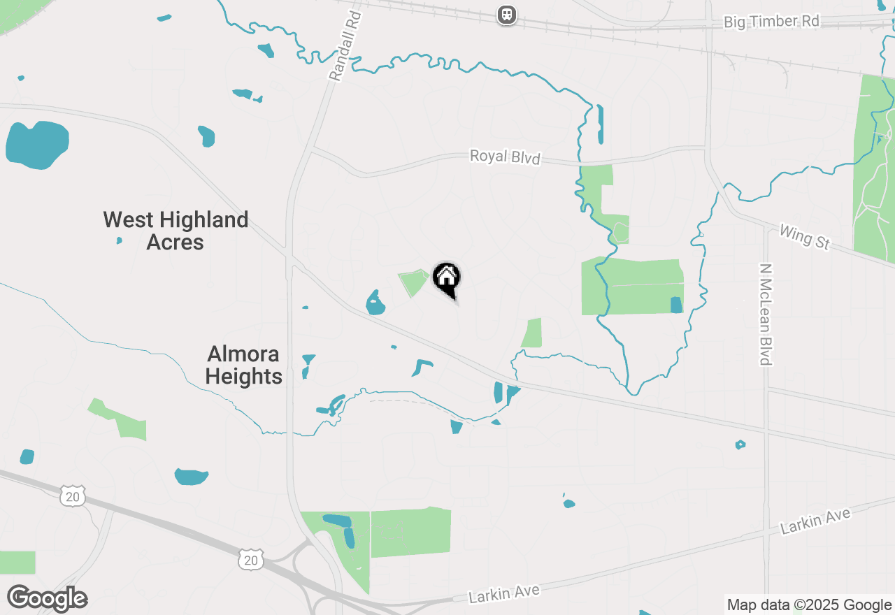 Map of 558 Madison Lane, Elgin, IL 60123