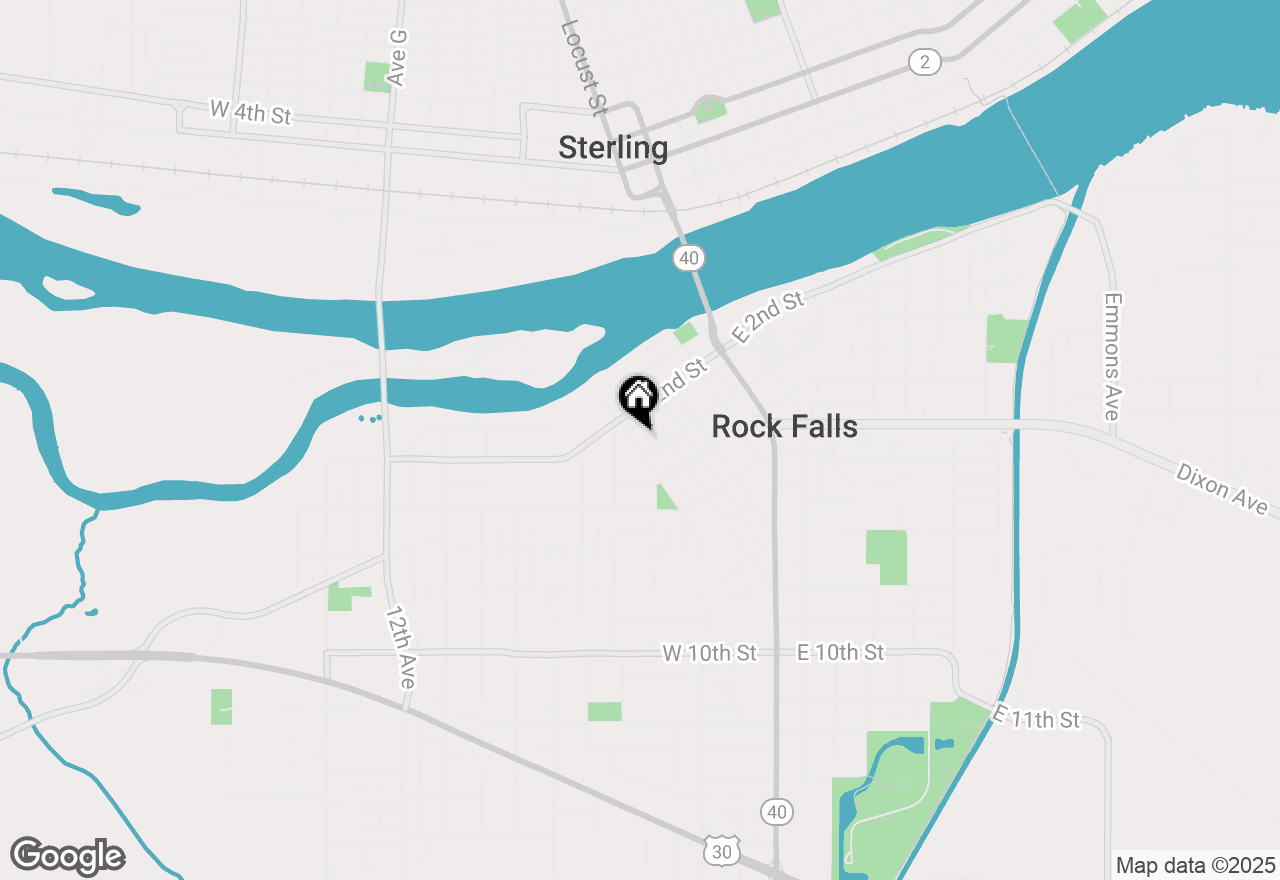 Map of 213 5th Avenue, Rock Falls, IL 61071