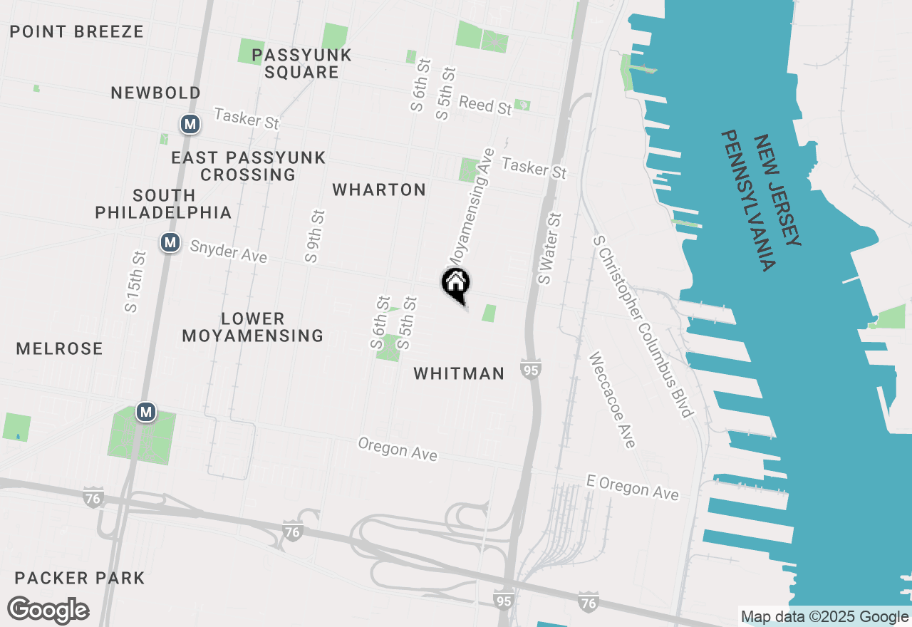 Map of 333 Jackson Street, Philadelphia, PA 19148