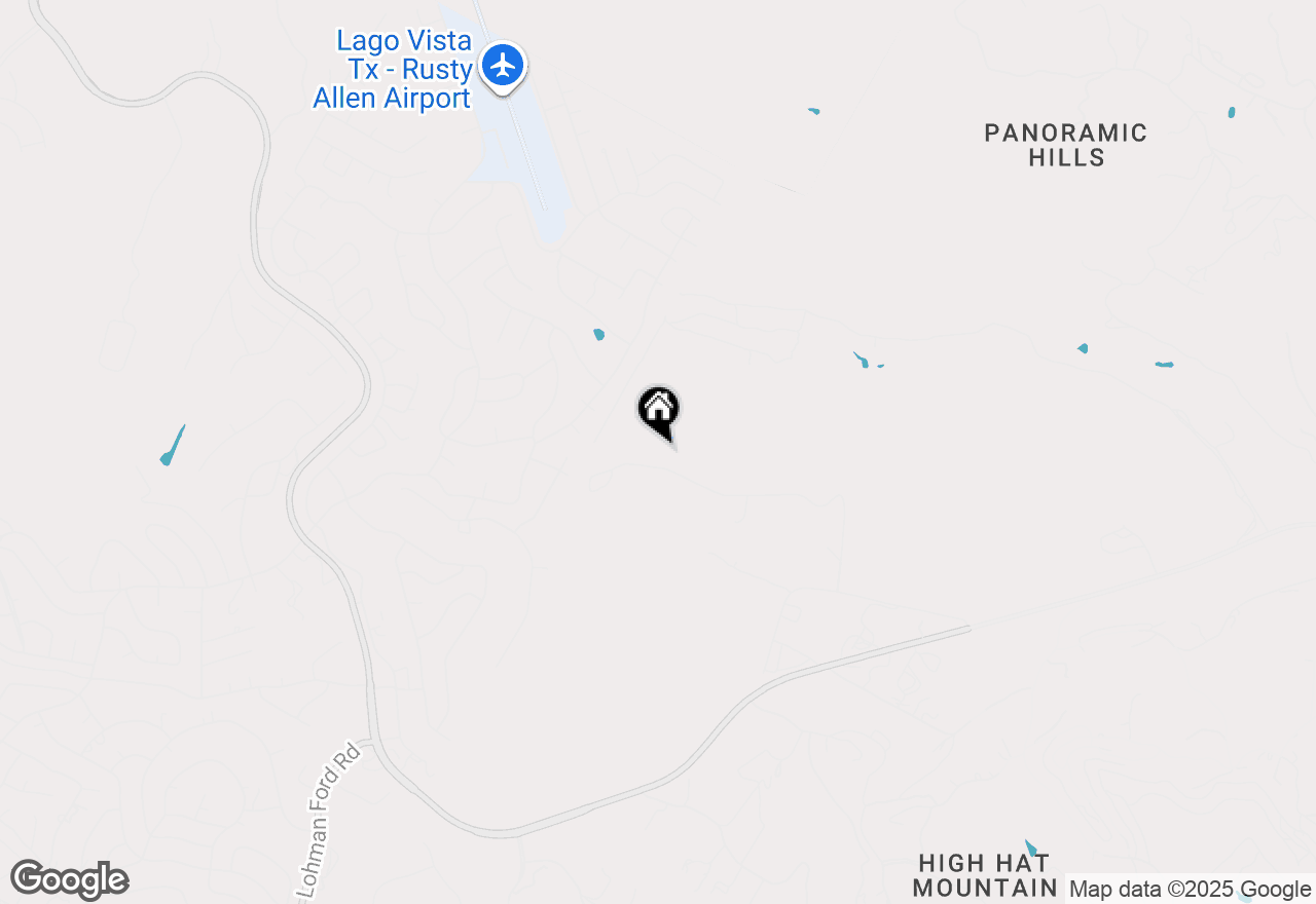 Map of (Address confidential), Lago Vista, Texas 78645