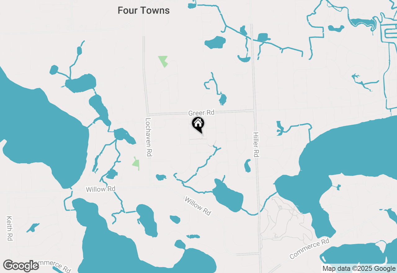 Map of 6247 Carpathian Court, West Bloomfield, MI 48324