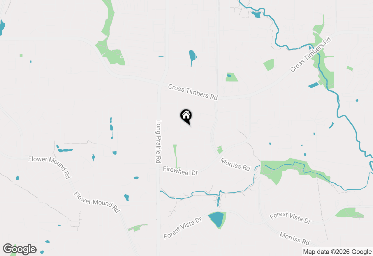 Map of 2501 Fox Hollow Court, Flower Mound, TX 75028